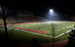 Photo of Clemens Football Field at night
