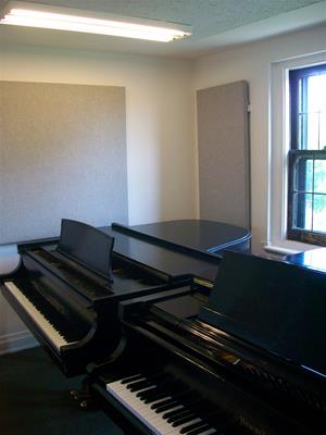 SJU Music Hall Practice Rooms