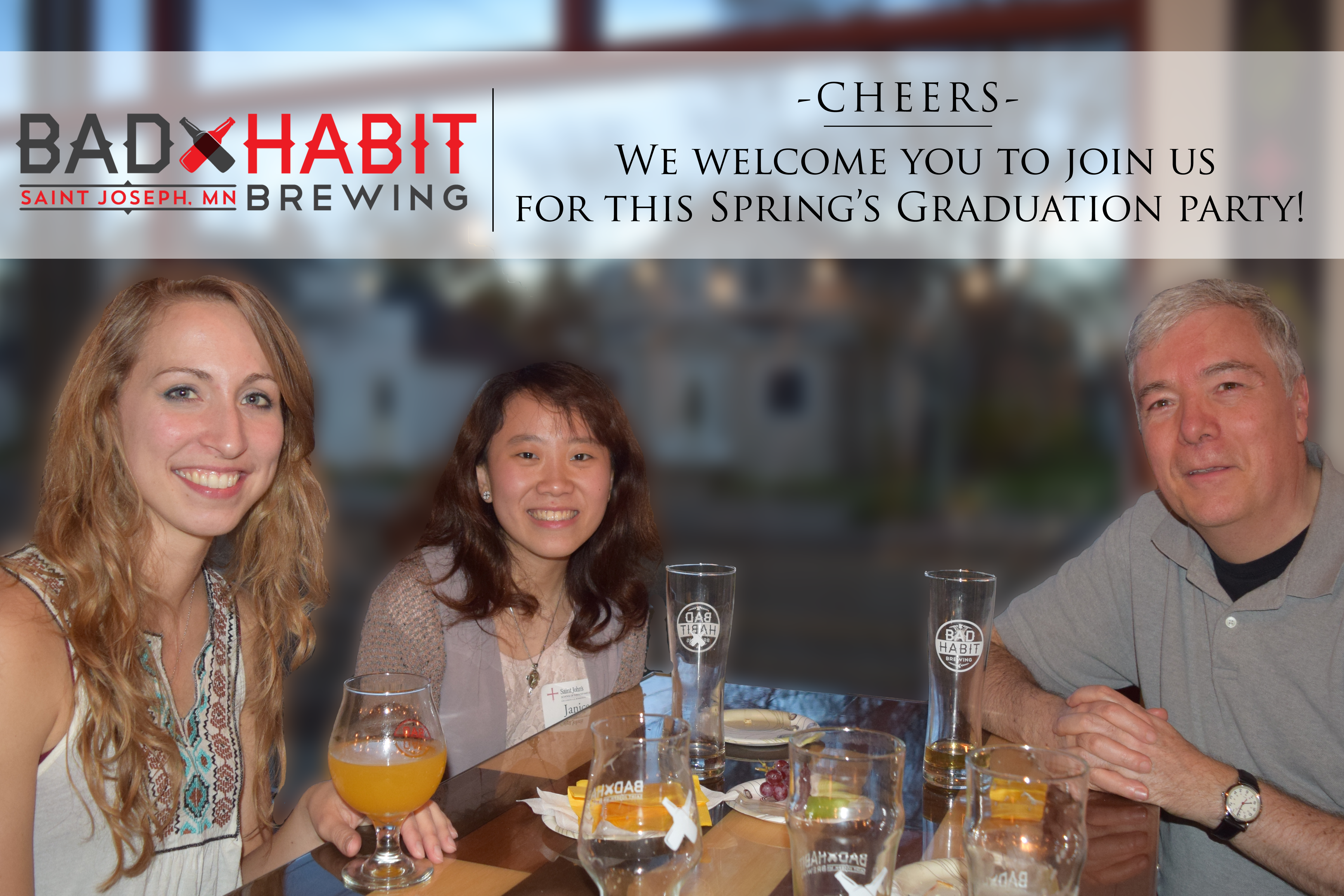 Cheers - Join us at Bad Habit