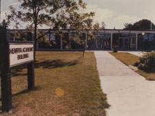 Henrita Academic Building (HAB) Exterior, fall 1996