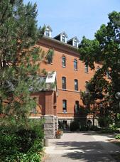 Gertrude Hall; East Entrance where Teresa Hall