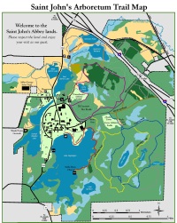 Saint John's Arboretum Trail Map 2011