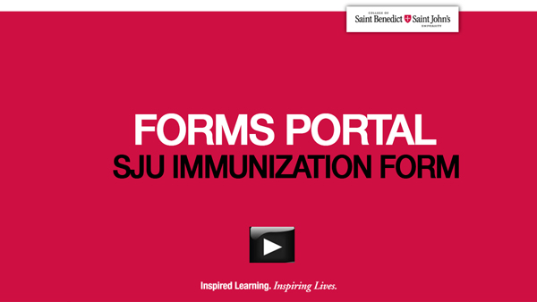 Forms Portal SJU Immunization Form