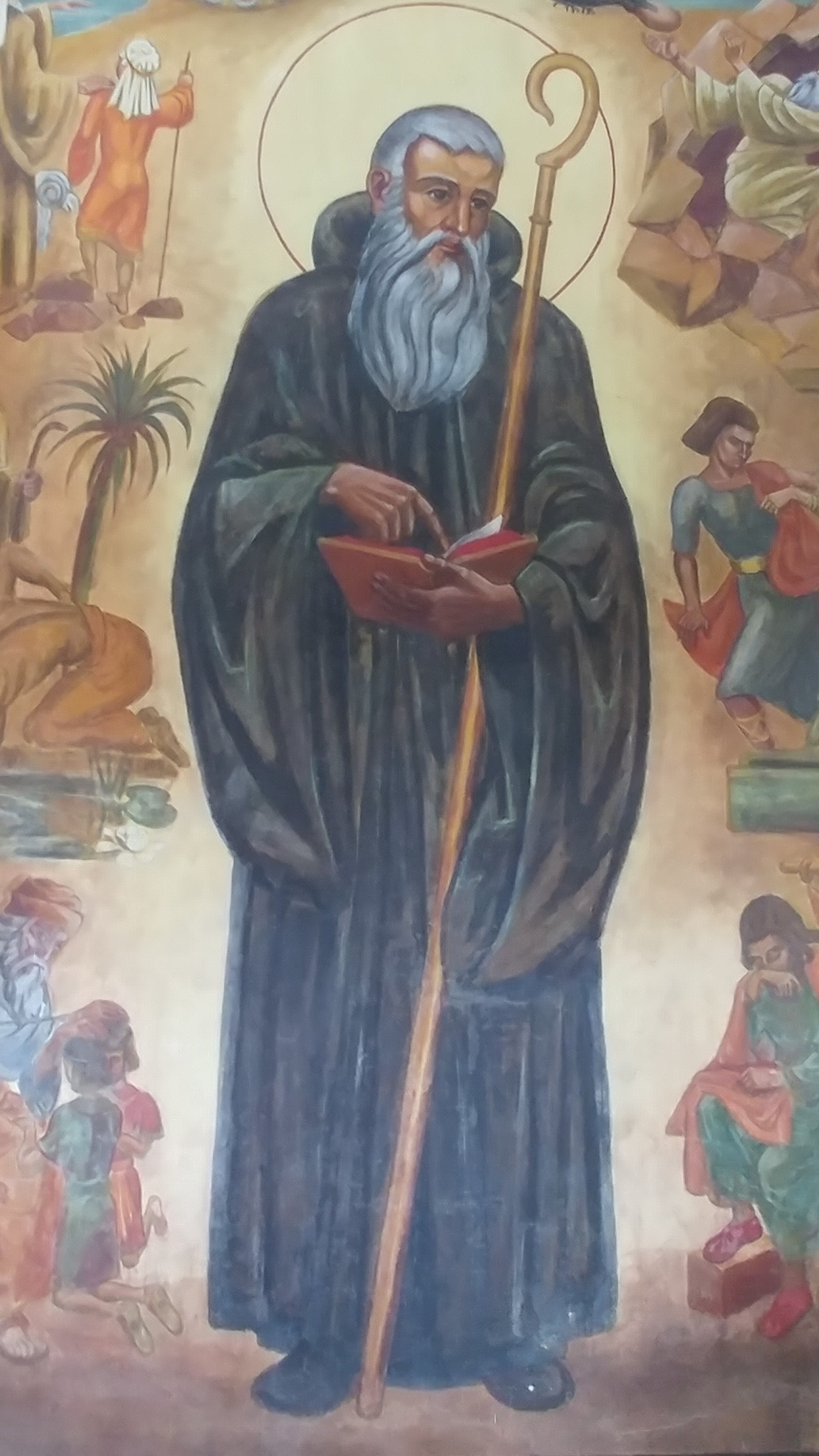 Fresco of St. Benedict