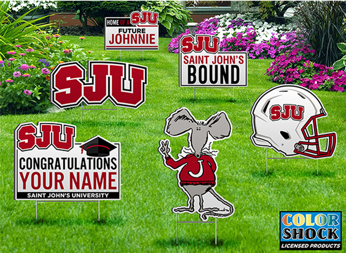 SJU yard signs