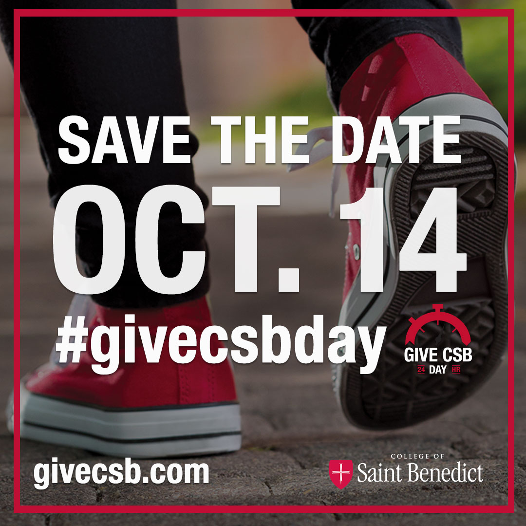 Save the date Oct 14 #give csb day