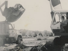Claire Lynch Hall construction, ca 1985 Photo 2
