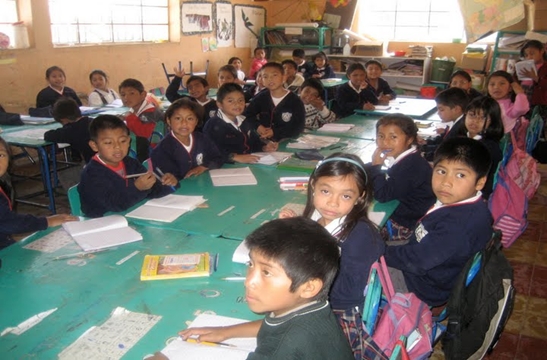 School children in Quetzaltenango