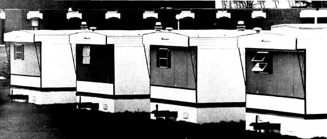 23 trailers were added to the CSB campus 1973