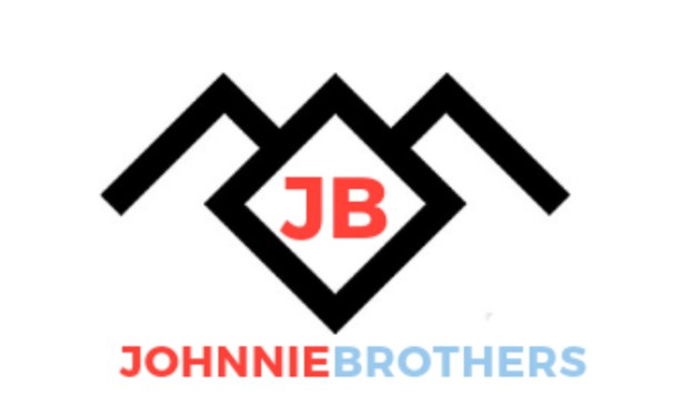 Red and black lettering Johnnie Brothers logo