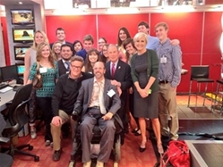 McCarthy Center NYC Study Tour- with ith Joe Scarborough, Mike Brzezinski, and Mike Bloomberg