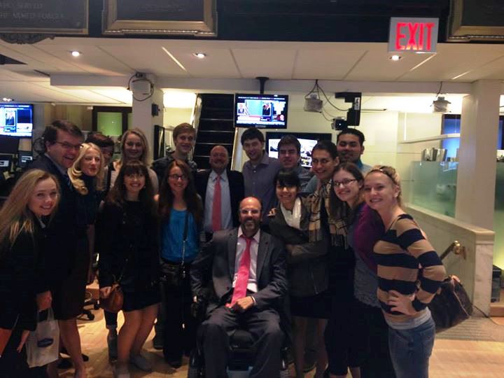 McCarthy Center NYC Study Tour with MSNBC's Jim Cramer and Mary Thompson
