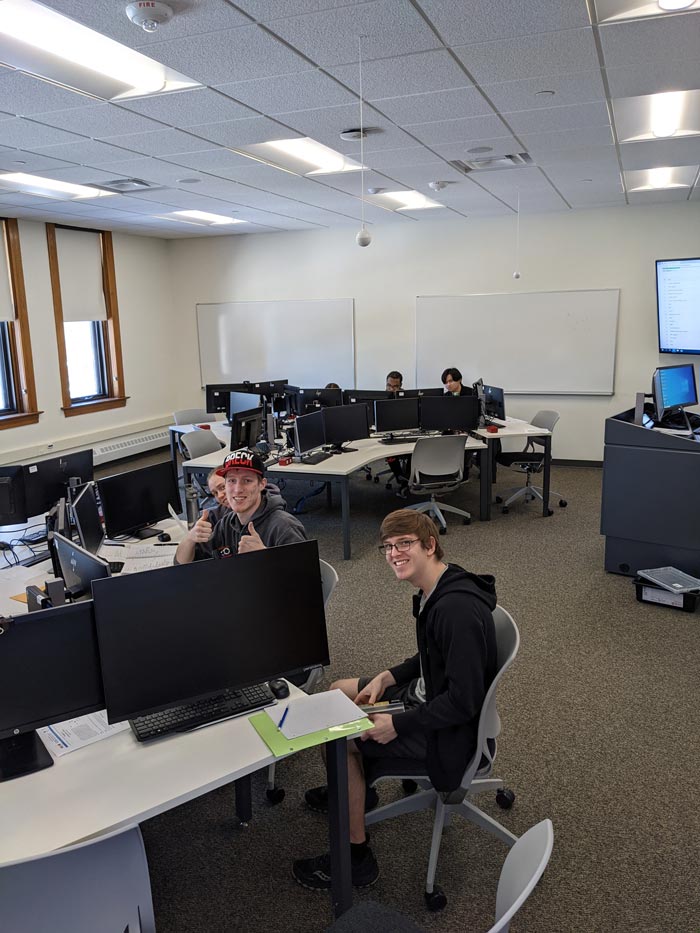 CSB and SJU students participate at computer science competition