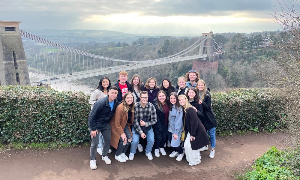 CSB and SJU students studying abroad