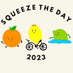 2023 Squeeze the Day triathlon logo