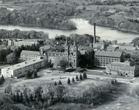 1956 aerial photo of sju