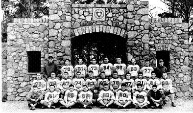Stone Arch Gate (with football team), 1938