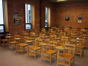 Quad Classroom with Desk Chairs