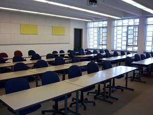 Pengle Classroom with Tables and Chairs