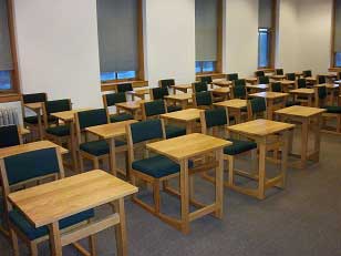 Simons Classroom with Desk Chairs