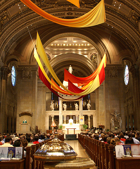 Pentecost at the Basilica of St Mary