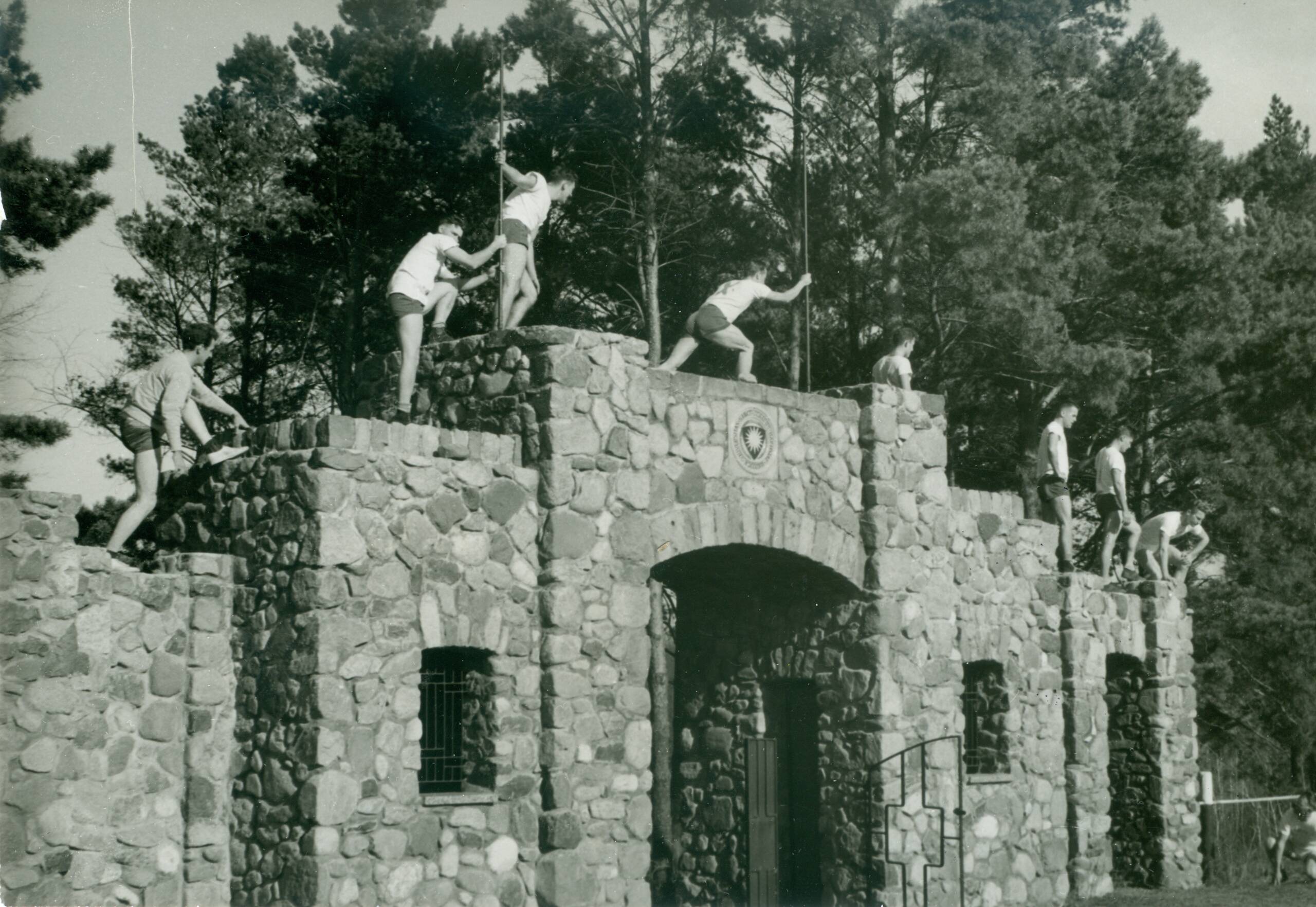 Army Air Force and Stone Arch Gate, 1940s