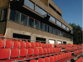 Press Box completion 2009