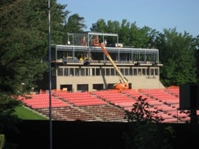 Press Box renovoation 2009