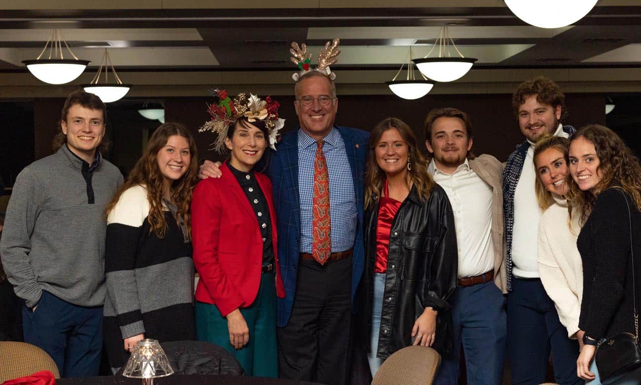 CSB Holiday Dinner guests