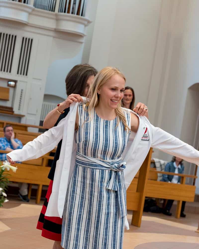 White coat presented