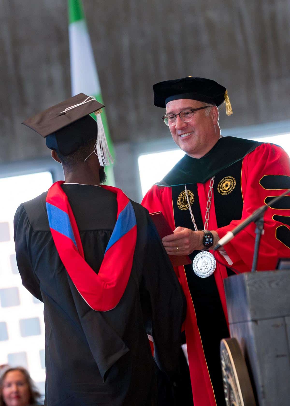 Brian Bruess, president of SJU and CSB