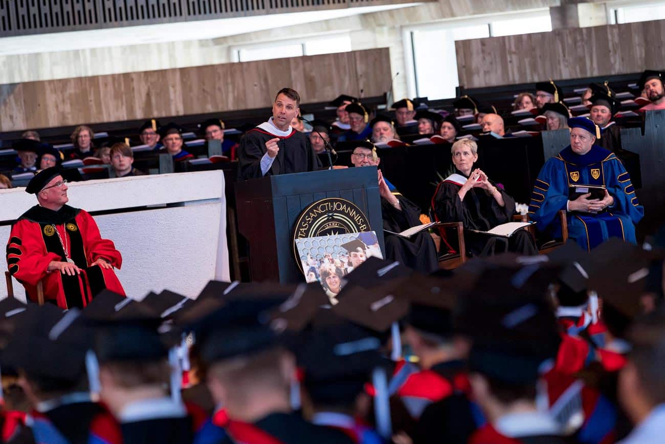 SJU Commencement speaker