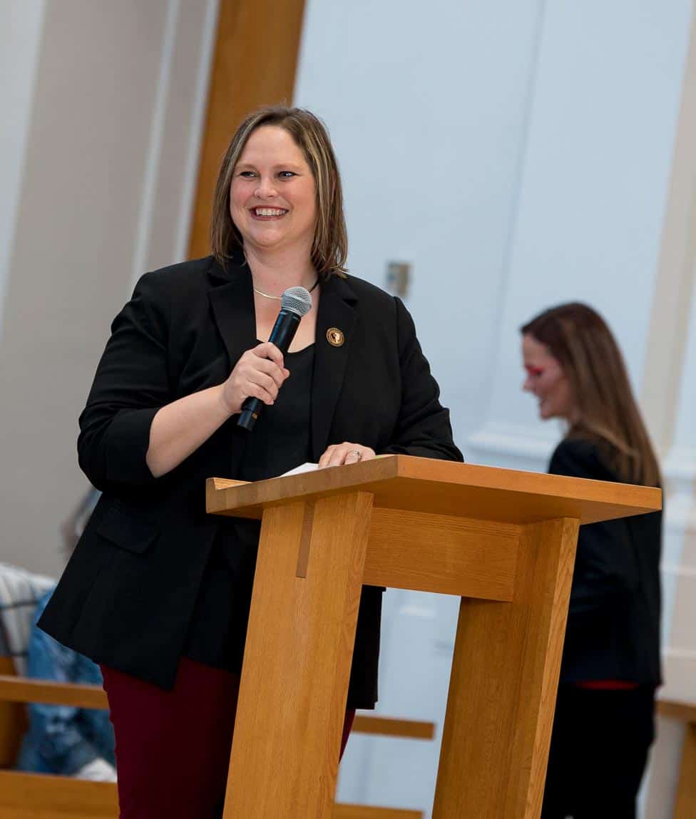 Denise Christie at White Coat Ceremony